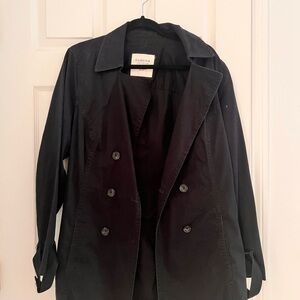 Sonoma Women's Black Trench Coat